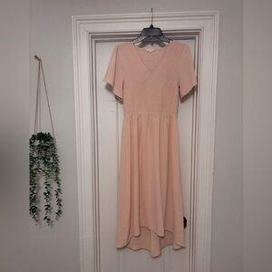Tea n Rose Blush High Low Dress